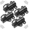 CEEYSEE Pack of 4 Automatic Locking Door Latch Aluminium Alloy