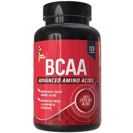 BCAA Tablets 120 - Branched Chain Amino Acids Enhanced with L-Alanine | Sports Performance, Energy & Recovery | 3000mg Amino Acids per Serving, 30 Servings