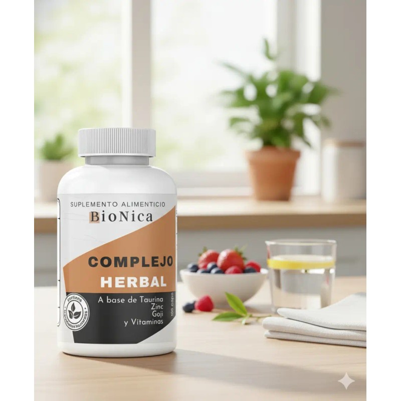 Biónica Suplemento Cápsula Complejo Herbal 100 Cáps