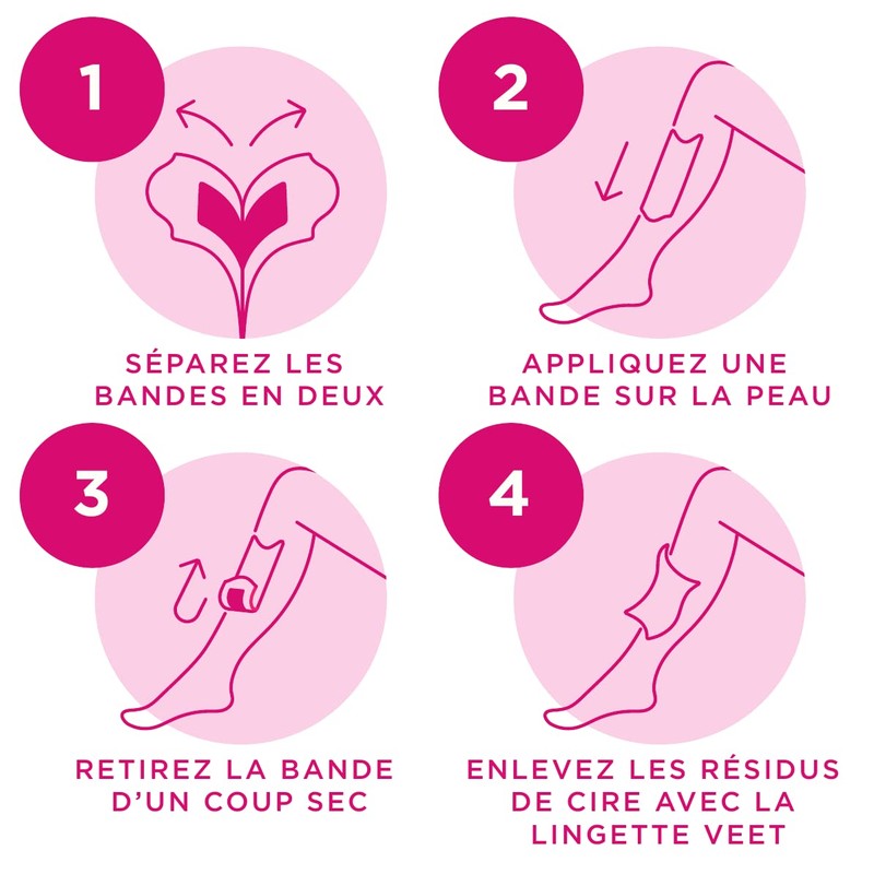 VEET Pure - 16 Strips of Cold Wax for Sensitive