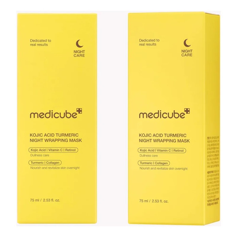 Medicube Kojic Acid Turmeric Night Wrapping Mask 75ml Todo Tipo