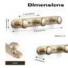 Goo-Ki Champagne Bronze Zinc Alloy Coat Hook - 3.15 ''（80mm）