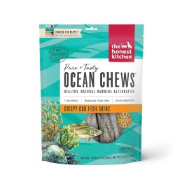 The Honest Kitchen Ocean Chews Cod Skins 5.5Oz High Protein Dog Treats