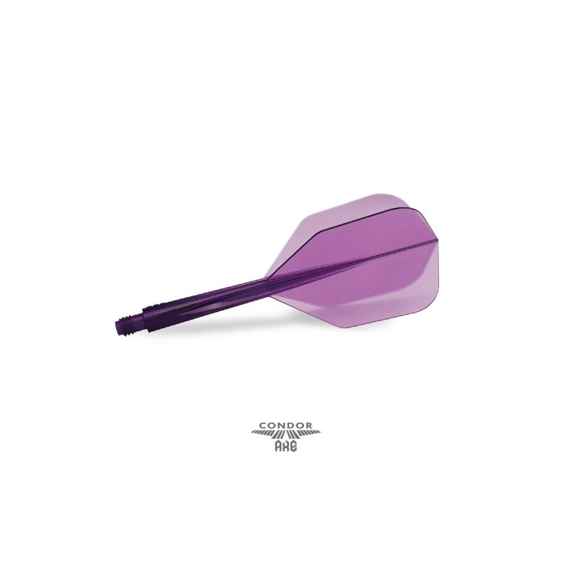 Condor Axe Neon Dart Flights Small Purple (Long)