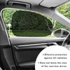 Augeny 2PCS Car Window Shade, 25"×15" Auto Side Window Shade