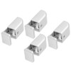 4Pcs Adjustable Sliding Door Stopper Roller Guide Hardware Accessory for