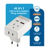Ceptics 2 Pack European Travel Plug Adapter, US to Europe