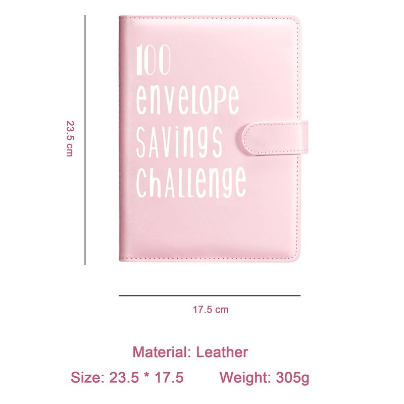 JEJA 100 Folder Saving Challenge, Budget Planner, Save €5050, Savings
