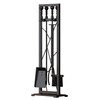 Fire Beauty Fireplace Tools, 5 Pieces Fireside Accessories Fire Kit