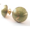 Set of 6 Brass Knobs by FFF - Kitchen Cabinet
