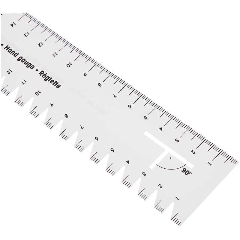 Prym 610728 Hand Sewing Gauge, 8.3 x 1.8 inches (210