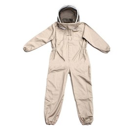 Beekeeping Suit Breathable Soft Comfortable One Piece Skin Friendly Beekeeping Clothing with Detachable Hood XL