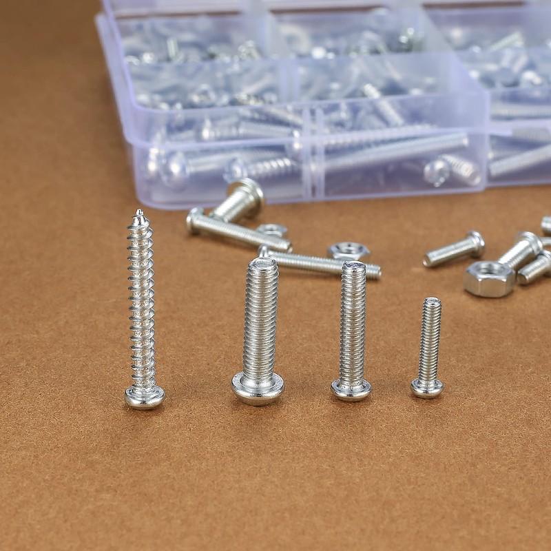 Vwoqiy 550 Pieces M3 M4 M5 Screw Set with Nuts
