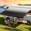 Maxztill RV Awning Fabric Replacement 16FT(Fabric 15'2") Black Fade