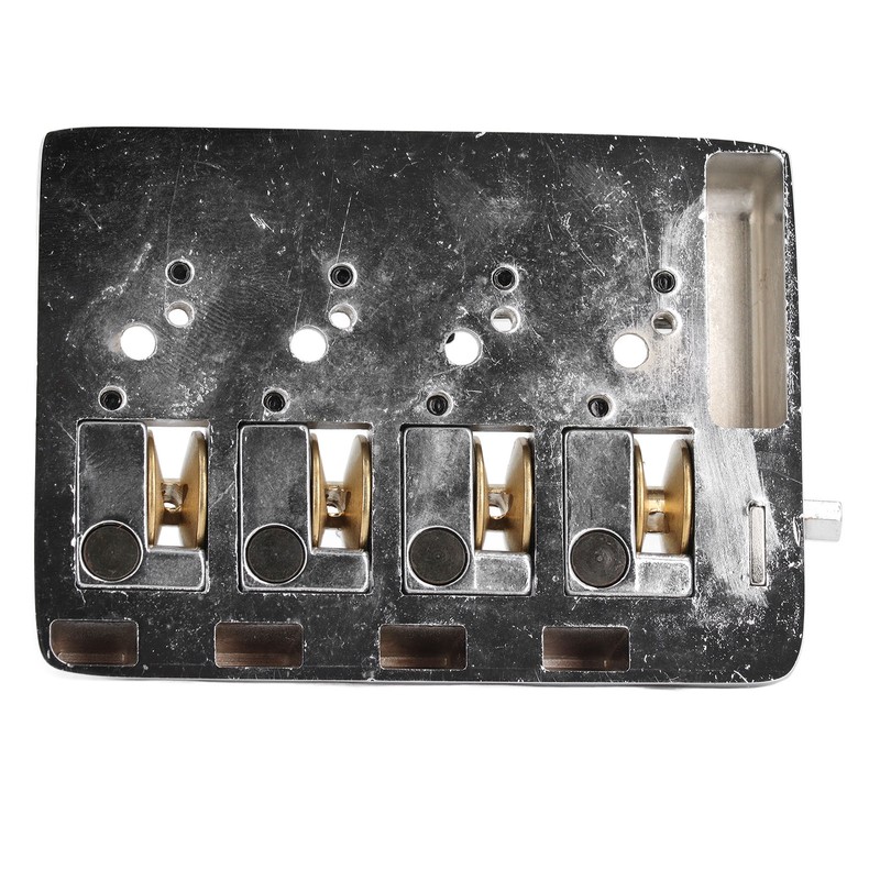 4 String Headless Electric Bass Bridge Zinc Alloy Brass Bridge