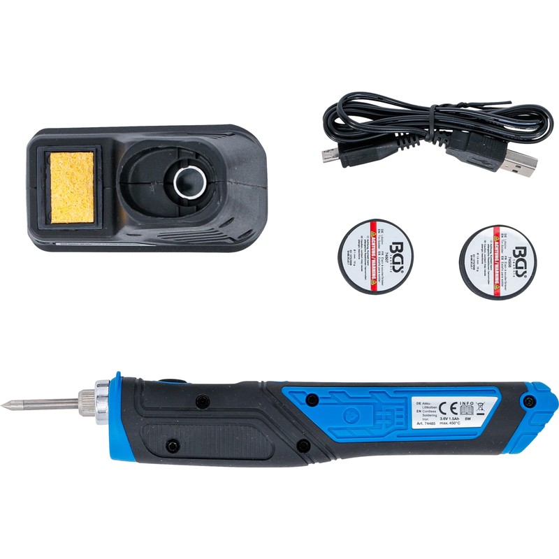BGS 74485 | Akku-Lötkolben | 8 W | mit Ladestation