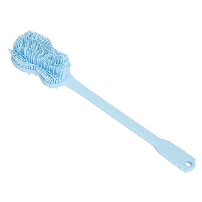 Bath Body Brush Guitar Shaped Long Handle Double Sides Exfoliating