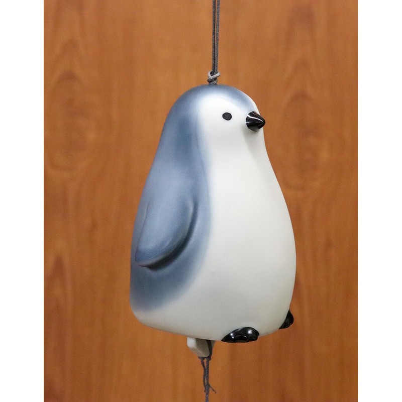 Yakushi Kiln Wind Chime, Seto (Penguin)