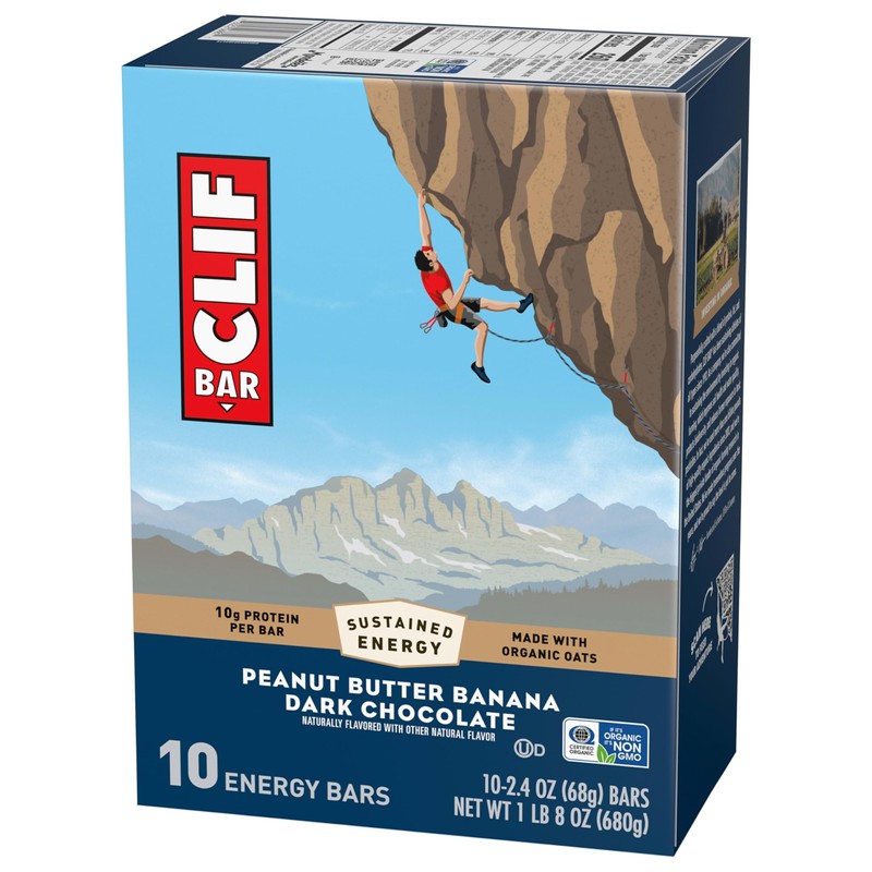 CLIF BAR - Energy Protein Bars - Peanut Butter Banana