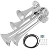 Scitoo 150db Super Loud 4Pcs Electric Air Horns Kit for