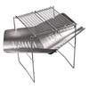 CAMPING MOON MTG-G A4 Size Lightweight Bonfire Grill, Stainless Steel,