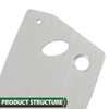 LQI Driver Door Latch Repair Reinforcement Plate Compatible with Jeep