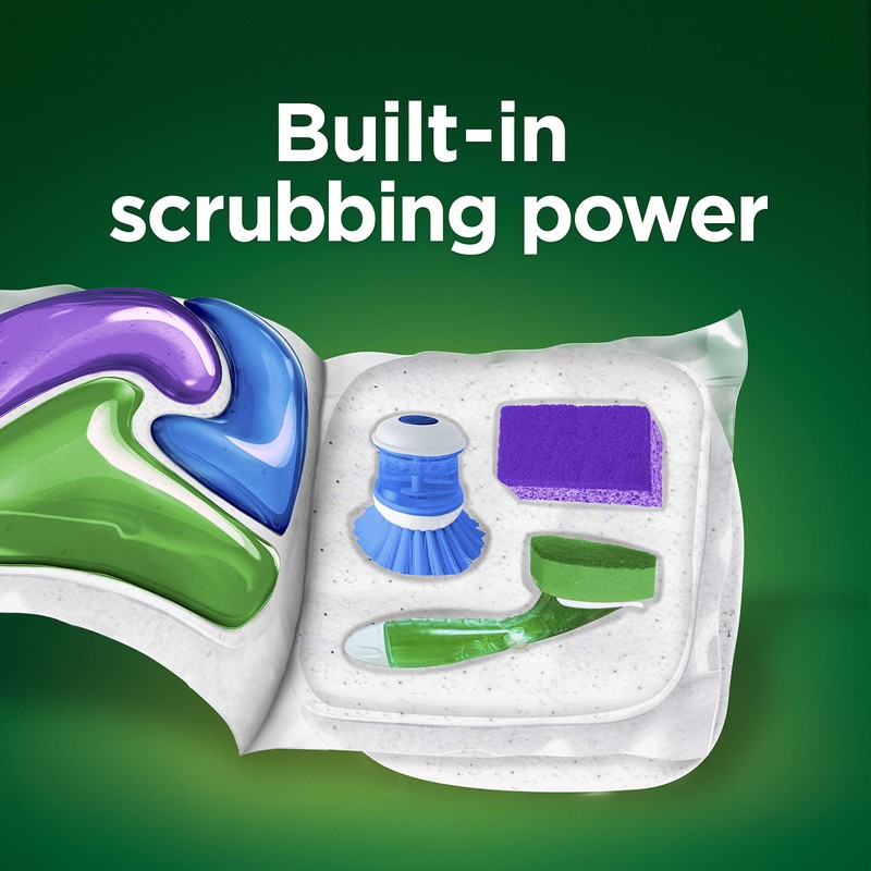 Cascade Platinum ActionPacs, Dishwasher Detergent, Fresh Scent, 48 count