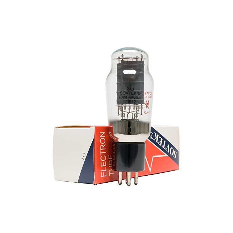 SOVTEK 2A3 /MP Matched 2-Pack ST Direct Heat 3-Pole Tube