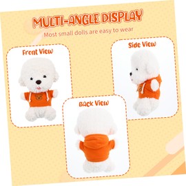 ERINGOGO Pack of 2 Plush Bear Clothes Hoodies Accessories for Interchangeable Doll Clothes Stuffed Bear Clothes for Decoration Small Doll Accessories Compact