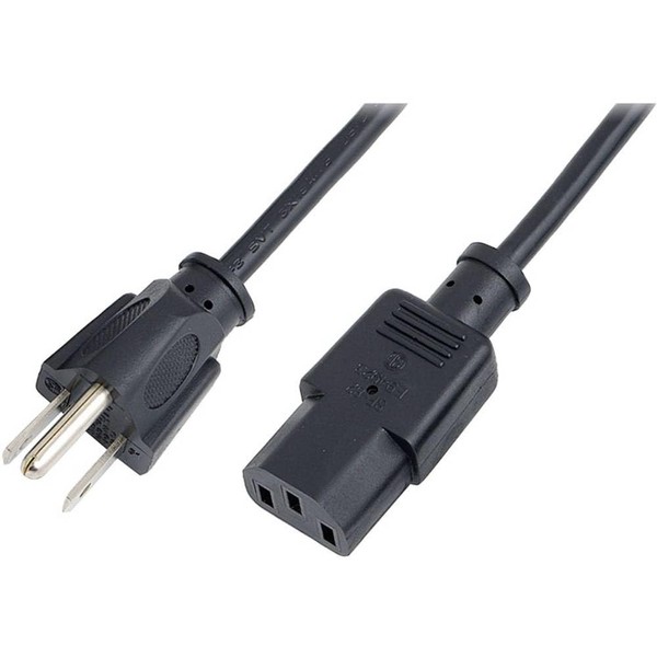 LogiLink Power Cord USA YP-12 / YC-14 black 1,80m, CP099