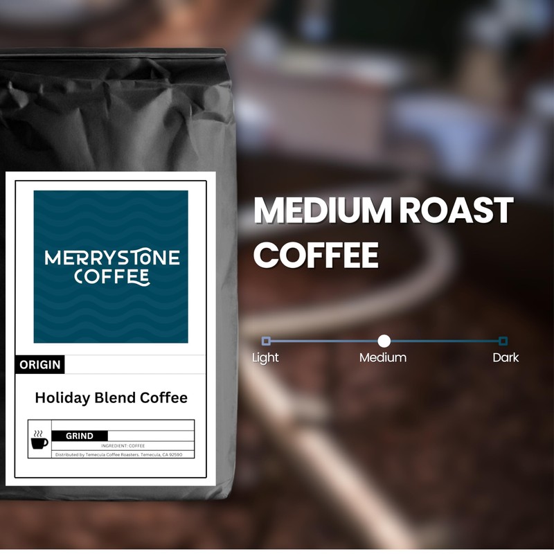 Merrystone Coffee Holiday Blend 2 Lb Coarse Grind
