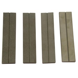 EZE-LAP (Model 31) Set of 4 Diamond Stones SF, F, M, and C - 1" x 4" x 1 ⁄ 4" - Made In USA