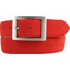 BELTINGER Men's Suede Belt with Double Buckle 4 cm Suede