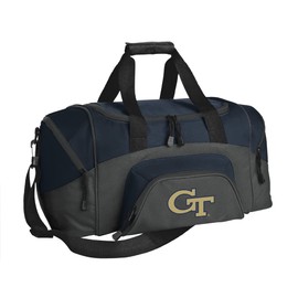 SMALL Georgia Tech Gym Bag Deluxe GT Yellow Jackets Travel Duffel Bag