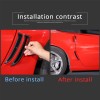 autotrim000 Carbon ABS Car Rear Side Vent Cover Trims For