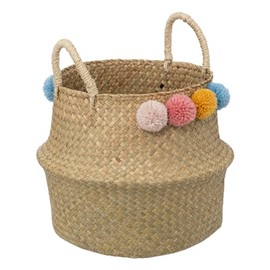 KinderKorg Pompoms Bulda – Beige – Atmosphera Créateur d'intérieur