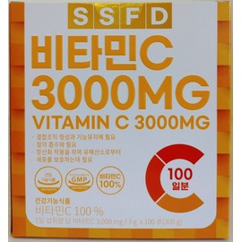 Pure Food Vitamin C 3000mg 3g x 100 packets / 순수식품 비타민C 3000mg 3g x 100포
