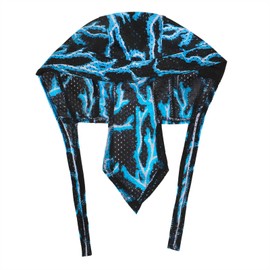 Quick Drying Sports Skull Beanie Summer Thin Mesh Bandana Running Cycling Cap Fast Dry Sun UV Protection Headband Headwrap Pirate Head Cover Headwear Under Helmet for Men Women