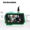 Dual Lens Borescope Inspection Camera 4.3in Screen 6 LED Light