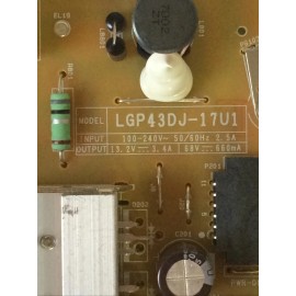LG 43UN6950ZUA POWER SUPPLY BOARD LGP43DJ-17U1