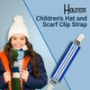 HOLD'EM Elastic Scarf and Hat Clips Attacher with Extra Heavy