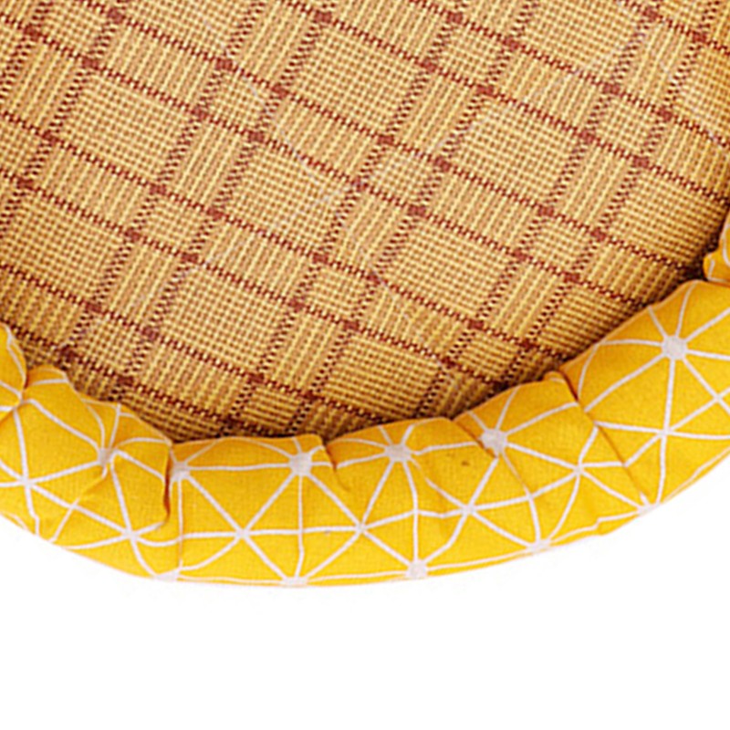 Round Pet Cooling Bed Cartoon Printing Pet Sleeping Bed Summer
