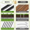 Besitu 24 inches J Hook Rebar Stakes (16-Pack), Extra Long