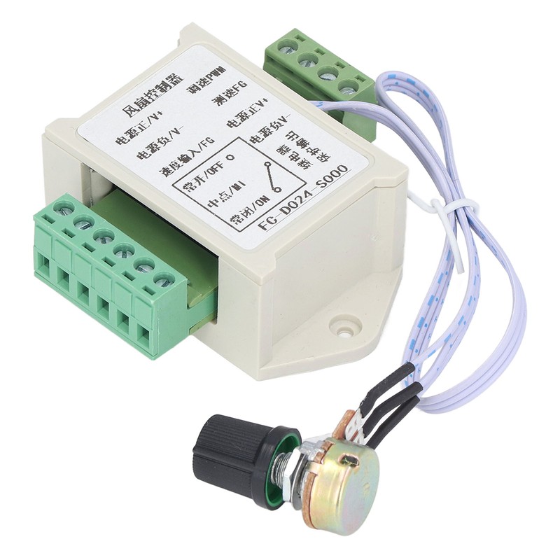 Fan Speed Controller 4 Wire Speeds Control Socket Ventilation Heat