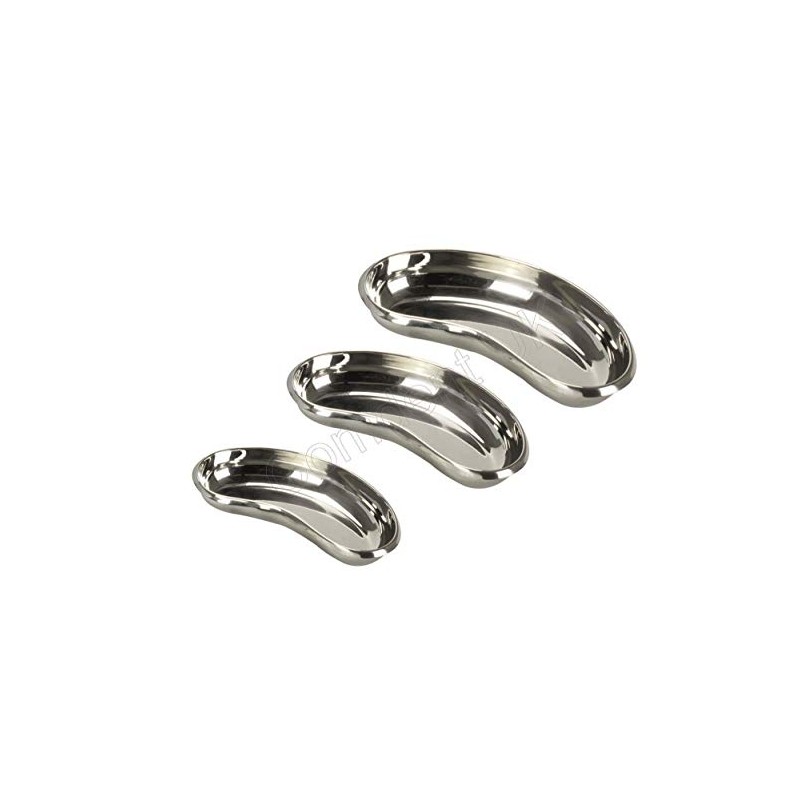 Comdent Kidney Tray 15cm, 20cm, 25cm, Emesis Basin, Stainless Steel