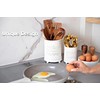 Large 7.3"+5.4" Elegant Ceramic Utensil Holder for Countertop, Cooking Utensils