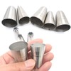 Tumtanm 5 Pack Extra Large Piping Nozzles, 1B 1C 1E