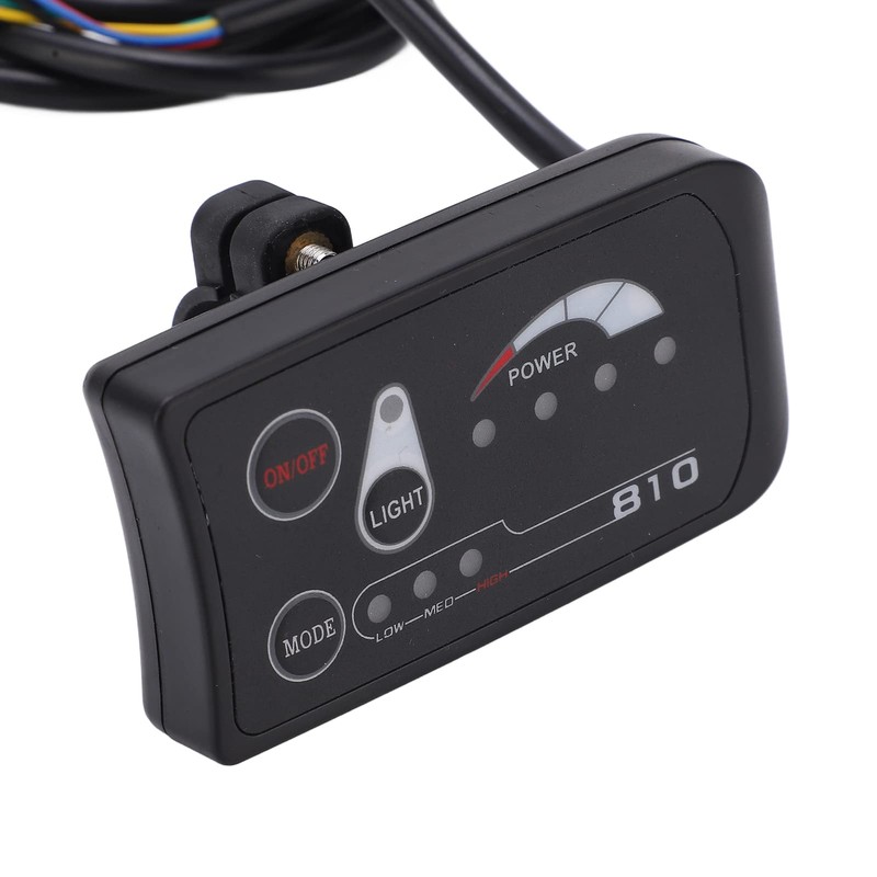36V 48V S810 EBike LED Display, Electric Cycling Control Panel