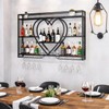 W2 Liquor Bottles Bar Shelves Wall Mounted with LED Lighting