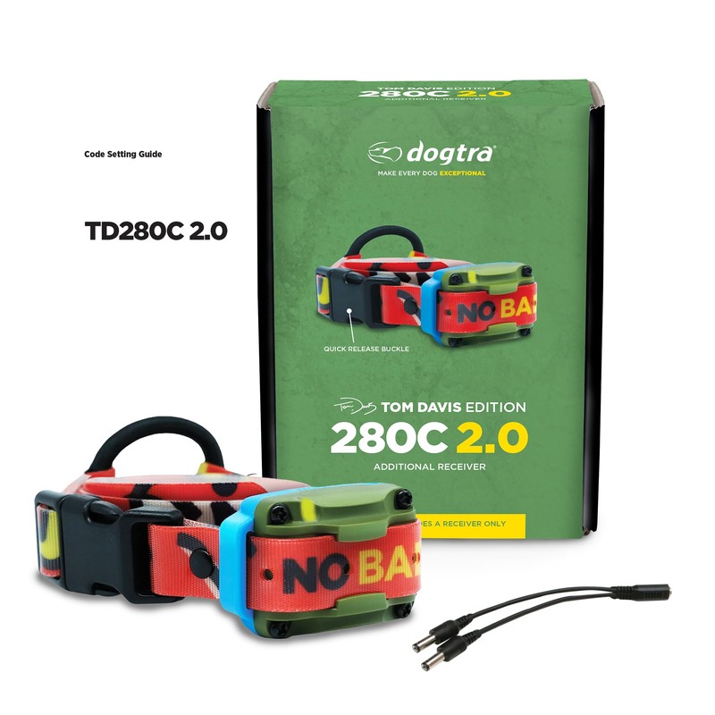 Dogtra Tom Davis 280C 2.0 Receiver Only [2025 Edition], Add-a-Dog